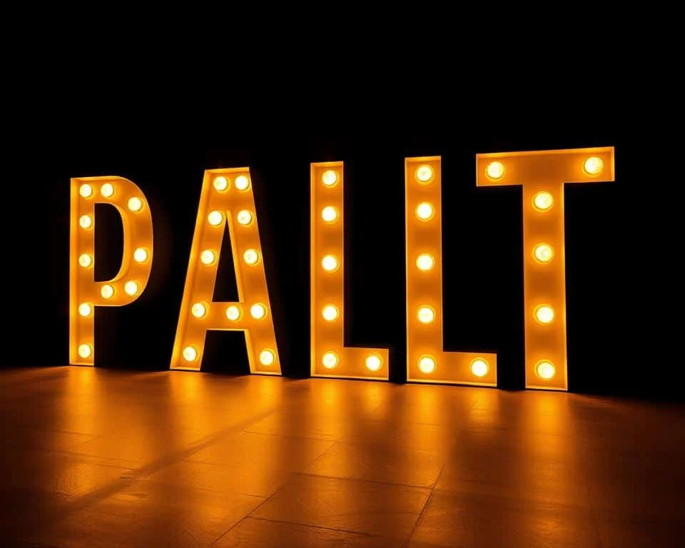 verlicht letters